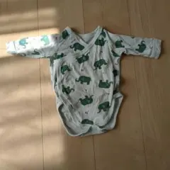 UNIQLO 象柄ロンパース 60　長袖