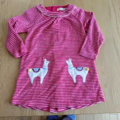 BabyBoden ベロアワンピース 2-3Y98cm