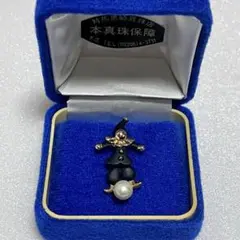 本真珠 ピエロ ピンブローチ