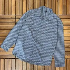 美品 mont-bell モンベル チェック 長袖 シャツのサムネイル