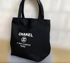 い*ー様 CHANEL ブラック ノベルティトートバッグ