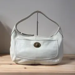 美品　COACH XL Ergo Hobo Shoulder Bag White