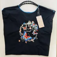 【新品・未使用】D. Kelly 蝶刺繍 エコバッグ タグ付き