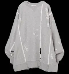 JEANASIS 韓国風 ダメージオーバースウェット