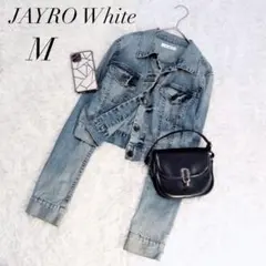 ジャイロホワイト/デニムジャケット/ライトブルーショート丈/綿混