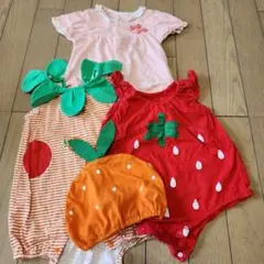 ベビー服3着と帽子セット 70サイズ