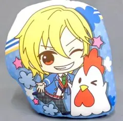 あんスタ　仁兎なずな 2周年記念 ダイカットクッション LAWSONからあげクン