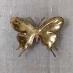 蝶のトレー　ヴィンテージ　変色あり