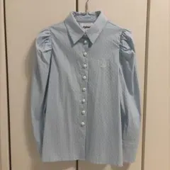 épine Pearl blouse blue 水色 シャツ エピヌ ブラウスのサムネイル