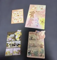 香港ディズニー★カード★クッキーアン★リーナベル★カード★シールのサムネイル