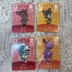 あつもりどうぶつの森 amiiboカード ドレミメイプルマリアリリィバラ売り可能