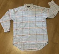 ラルフローレン チェック柄 長袖シャツ M