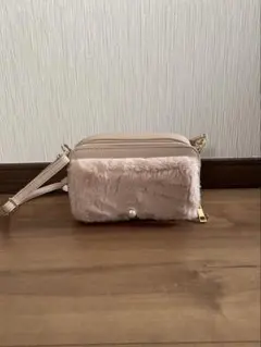 ベビーピンク ファー ショルダーバッグ