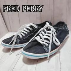 FRED PERRY スニーカー ネイビー系 23cmのサムネイル