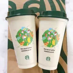 Starbucks Pokémon リユーザブルカップ　2個セット　ポケモン