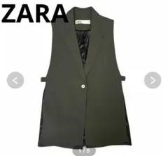 ZARA オリーブグリーン ベスト