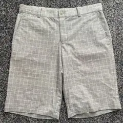 NIKEゴルフ　ナイキゴルフ　ストレッチ　ハーフパンツ　　総柄　グレー　32　Ｌ