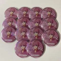 すとぷり　缶バッジ　さとみくん　2023夏　75mm缶
