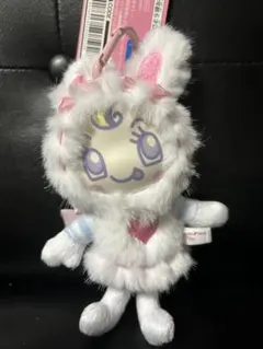 ふわふわぬいぐるみマスコット ~Ribbon~ ホワイト　 メゾピアノ ベリエ