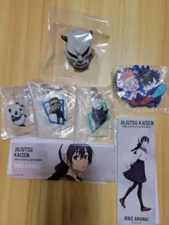 呪術廻戦　大交流展　懐玉・玉折　トレーディングスクエアロングカンバッジ他