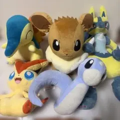 【5点まとめ】ポケットモンスター　ポケモン　もふぐっとぬいぐるみ
