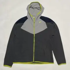 NIKE フリース パーカー テック フルジップ マルチカラー 刺繍ロゴ ナイキ