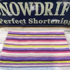 ボーダー柄ニット　Ｋ６４　コットン系1ニット生地