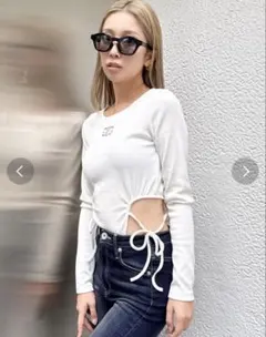 【新品】 GYDA Symmetry GYDAサイドオープントップス