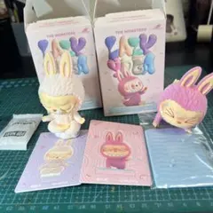 THE MONSTERS Lazy Yoga ラブブ フィギュア 2点セット