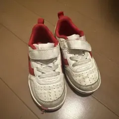 VANS ホワイト/レッド スニーカー ベルクロ