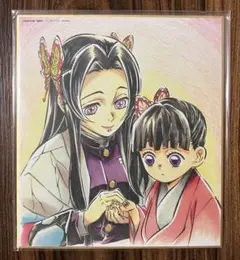 鬼滅の刃　柱合会議・蝶屋敷編　ミニ色紙　胡蝶カナエ　栗花落カナヲ