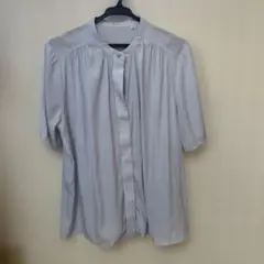 ORIHICA 半袖シャツ ライトグレー サイズ160