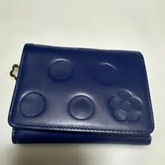 マリークワントレザー 三つ折り財布