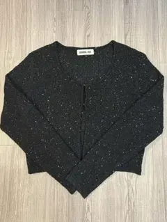 GENERAL IDEA ラメカーディガン ブラック 韓国 スパンコール