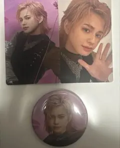 INI 松田迅 POPUP 7000円トレカ 126 缶バッジ