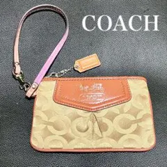 COACH ミニポーチ　シグネチャー