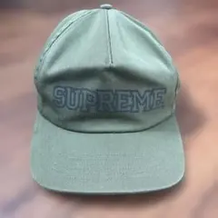 Supreme キャップ オリーブ