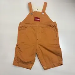 ミキハウス　サロペットカバーオールオレンジサイズM80-90 MIKIHOUSE