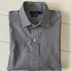【美品】POLO RALPH LAUREN チェック柄 ドレスシャツ ブラック