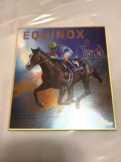 【第1弾】イクイノックス　箔押しサイン イクイノックス サイン入りカード 競馬 サラブレッドホース