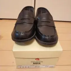 HARIUTA KIDS 黒 ローファー 20EEE