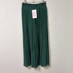 プリーツロングワイドパンツ