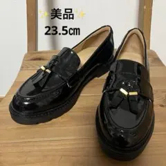 美品✨ROCKPORT ロックポートエナメル ケイシータッセルローファー 黒のサムネイル