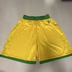 バスケットボールパンツ M イエロー/グリーン