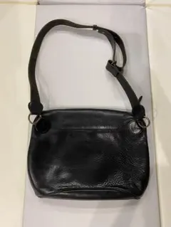 3800円値下げ‼️ SLOW COLLECTORS 黒 レザー ショルダーバッグのサムネイル