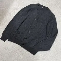 ユニクロ メンズ ウール カーディガン シンプル カジュアル キレイめ Lサイズ