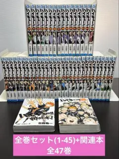 ハイキュー!! 全巻セット 1-45巻 ガイドブック付き　全47巻　古舘春一