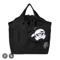 えエコちゃんバッグ ジャニーズWEST エコバッグ 黒 ヤツ
