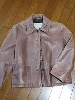 エディーバウアー 牛革 ジャケット ブラウン ヴィンテージ風