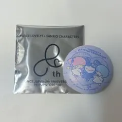 ツウィ 缶バッチ サンリオ ツブリー